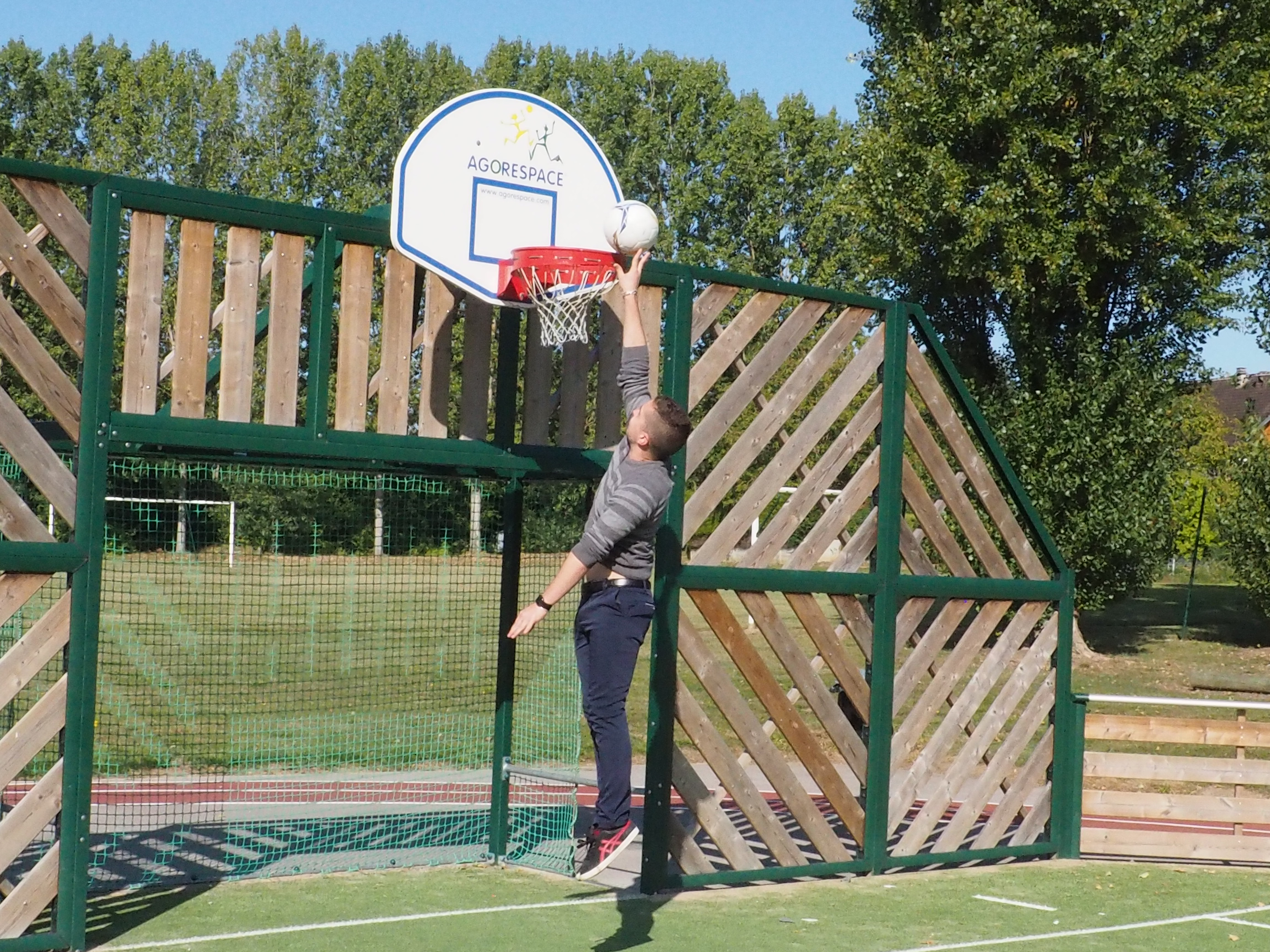 Mini panier de basket Equipe de France de Basket
